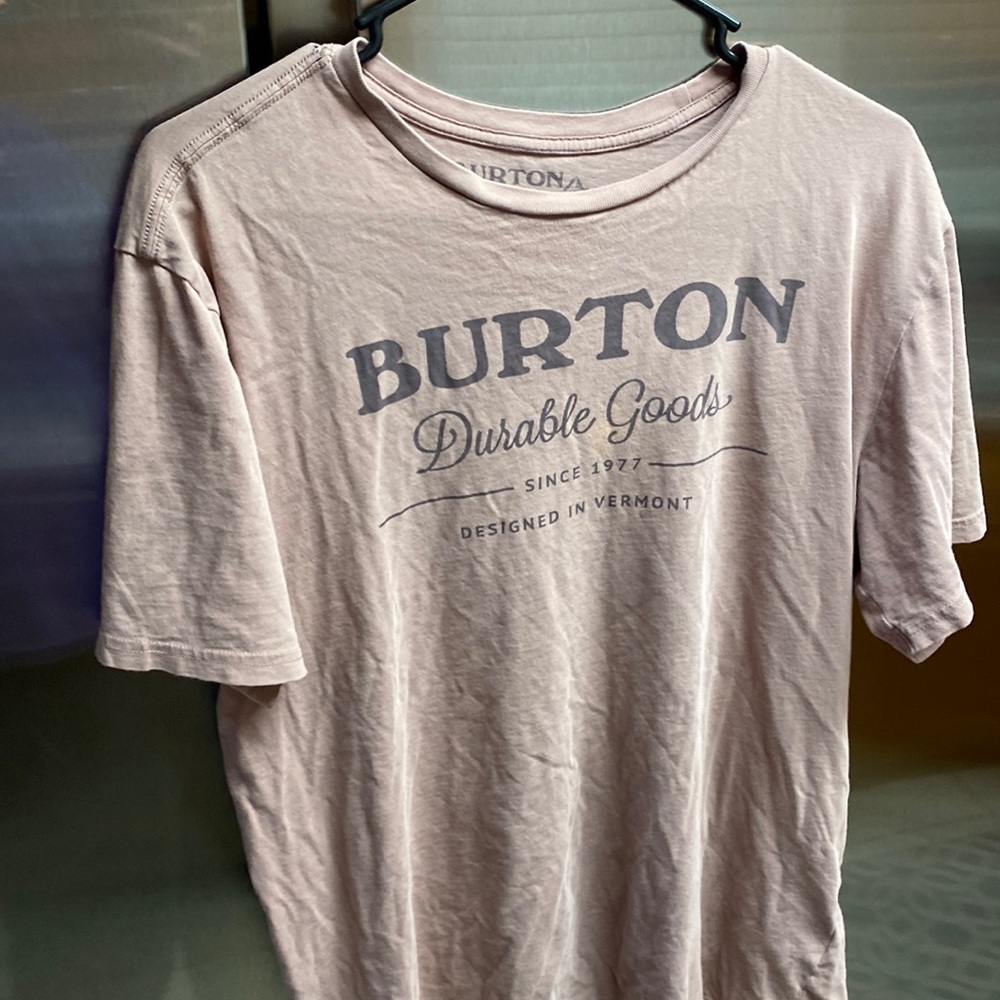 Burton Snowboarding Size L Large Men's T-shirt Shirt